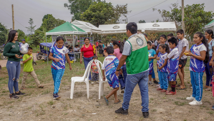 San Martín: Más de 200 familias del caserío de Pólvora reciben atenciones medicas