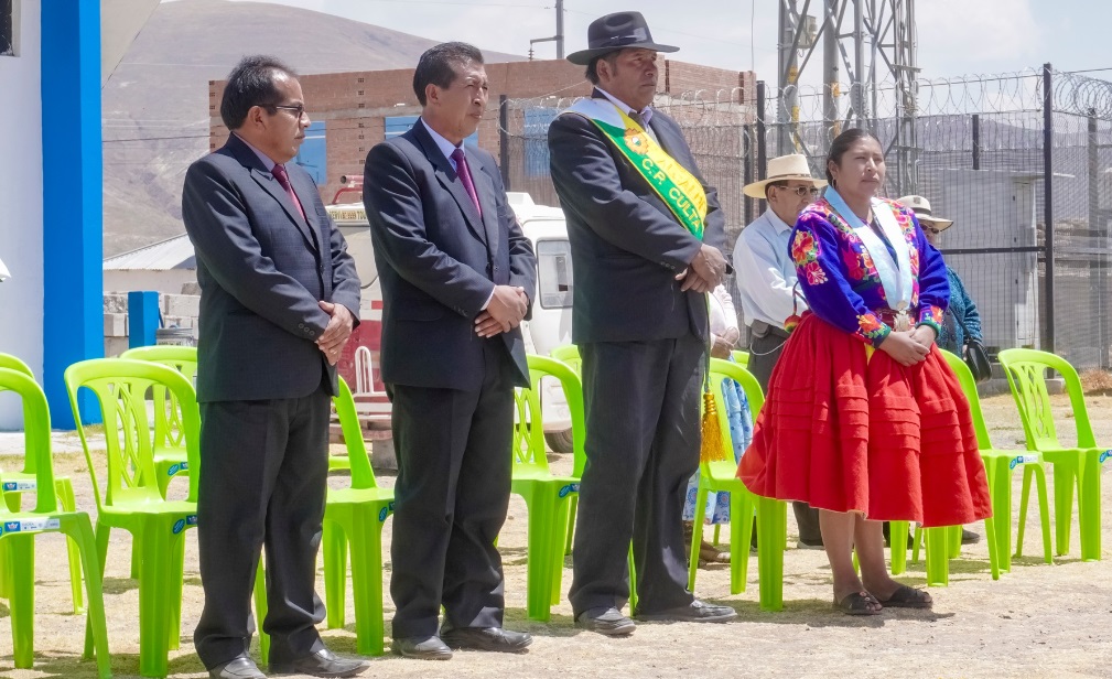 Municipalidad de Puno participa en los actos protocolares por el XXXIII Aniversario del centro poblado de Culta del distrito de Acora