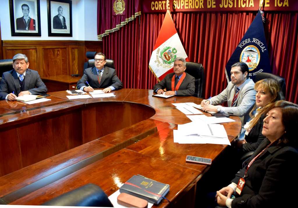 Corte Superior de Justicia de Ica.