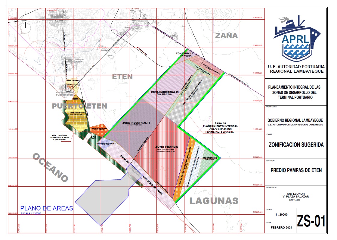 APROBACIÓN DE LA ORDENANZA MUNICIPAL “PLANEAMIENTO INTEGRAL PARA FINES DE INTEGRACIÓN AL ÁREA DE EXPANSIÓN URBANA, ASIGNACIÓN DE ZONIFICACIÓN E INTEGRACIÓN VIAL DEL PREDIO UBICADO EN EL ÁREA DE INFLUENCIA DEL TERMINAL MARÍTIMO DE PUERTO ETEN, DISTRITO DE PUERTO ETEN, PROVINCIA DE CHICLAYO, DEPARTAMENTO DE LAMBAYEQUE”.