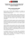 Vista preliminar de documento Presentación del canciller Elmer Schialer Salcedo ante la Comisión de Relaciones Exteriores del Congreso de la República