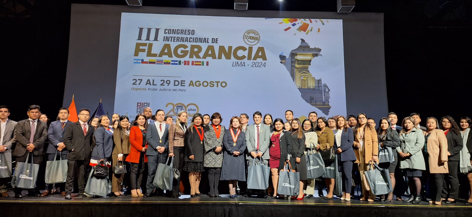 Con éxito se desarrolló el III Congreso Internacional de Flagrancia