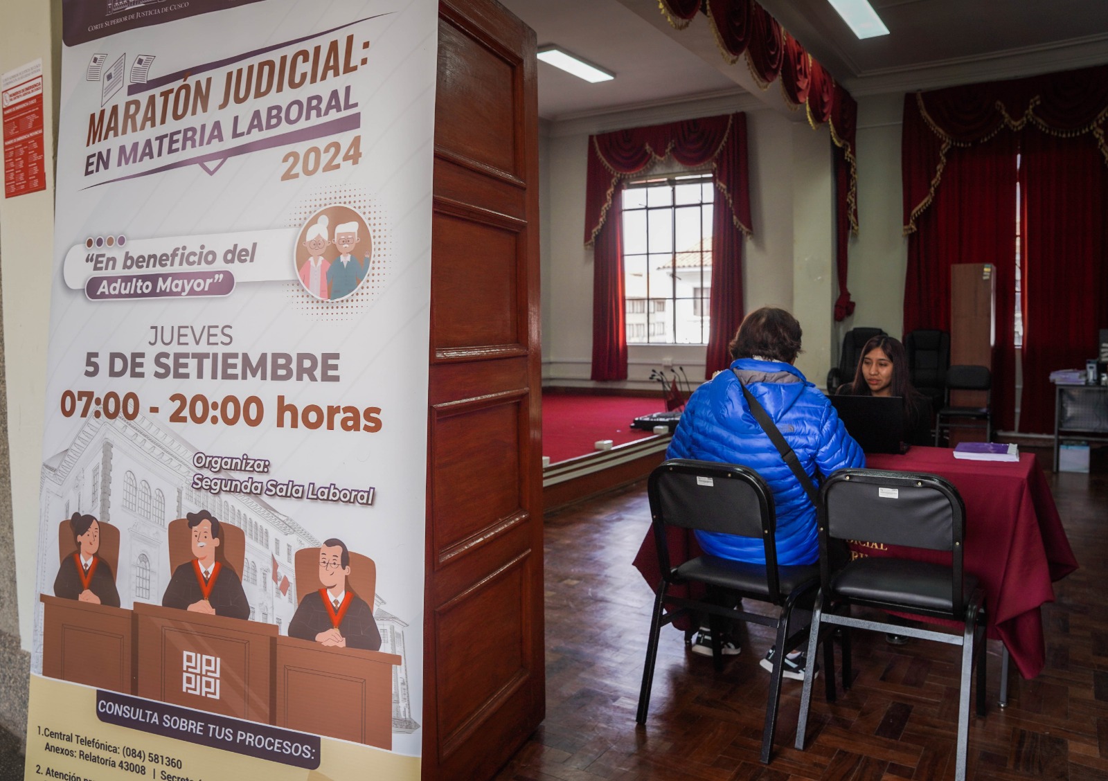 Con éxto se desarrolló "Maratón Judicial en Materia Laboral" para descarga de expedientes