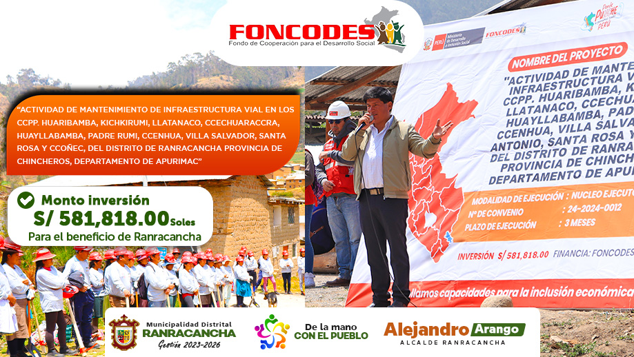 Comprometidos con mejoras en la infraestructura local.