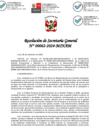 Vista preliminar de documento RSG. 00062-2024-MINAM