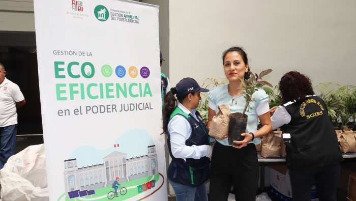 Corte Superior de Piura entregó más de 400 kilos de material reciclable durante campaña “ReciclaPJ”