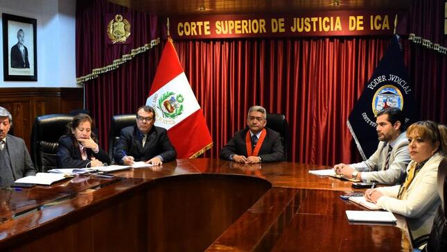Corte Superior de Justicia de Ica.