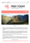 Vista preliminar de documento PERU TODAY 🇵🇪 - TOURISM NEWSLETTER _ AUGUST 2024