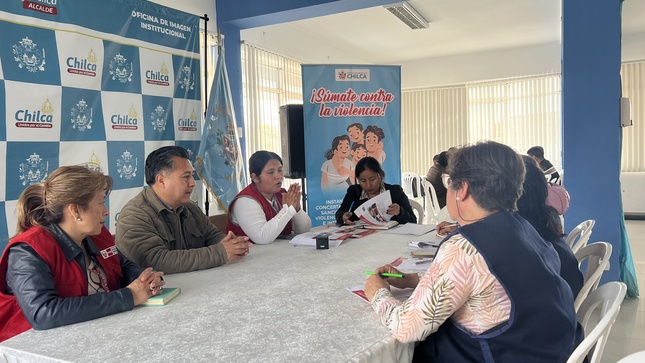 ‘IDC Chilca’:' Identificar y derivar casos de violencia en el marco de la Ley N° 30364 ha sido el fin de la última mesa de trabajo.