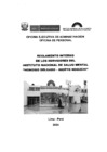 Vista preliminar de documento REGLAMENTO INTERNO DE LOS SERVIDORES DEL INSM HDHN