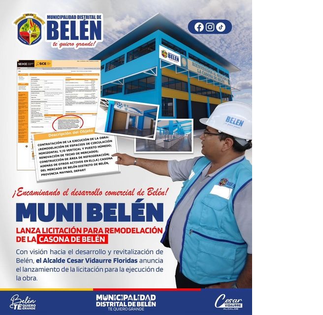 Muni belén lanza licitación para remodelación de la casona de belén
