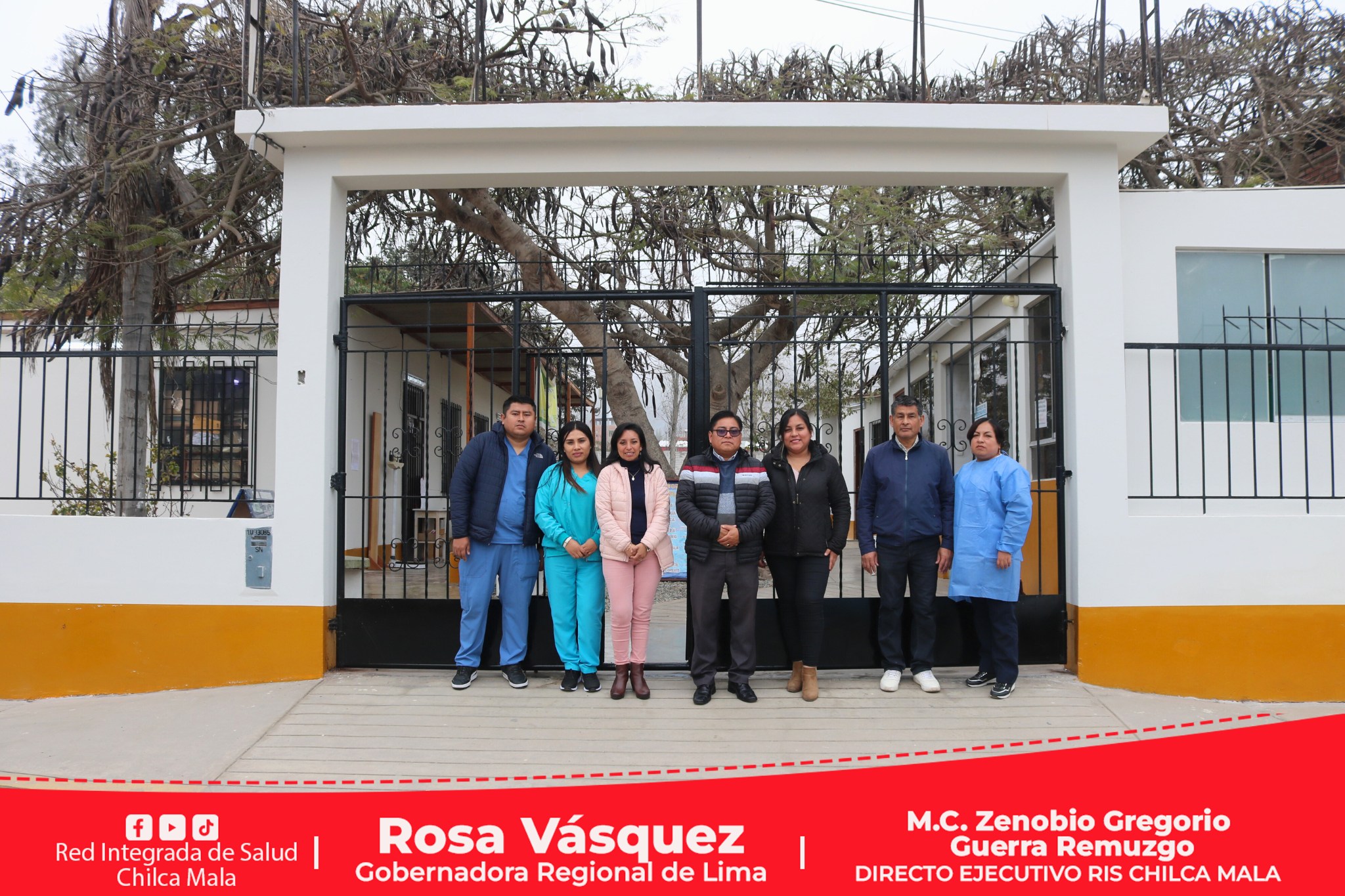 RIS Chilca Mala supervisa atenciones en el puesto de salud de Santa Cruz de Flores