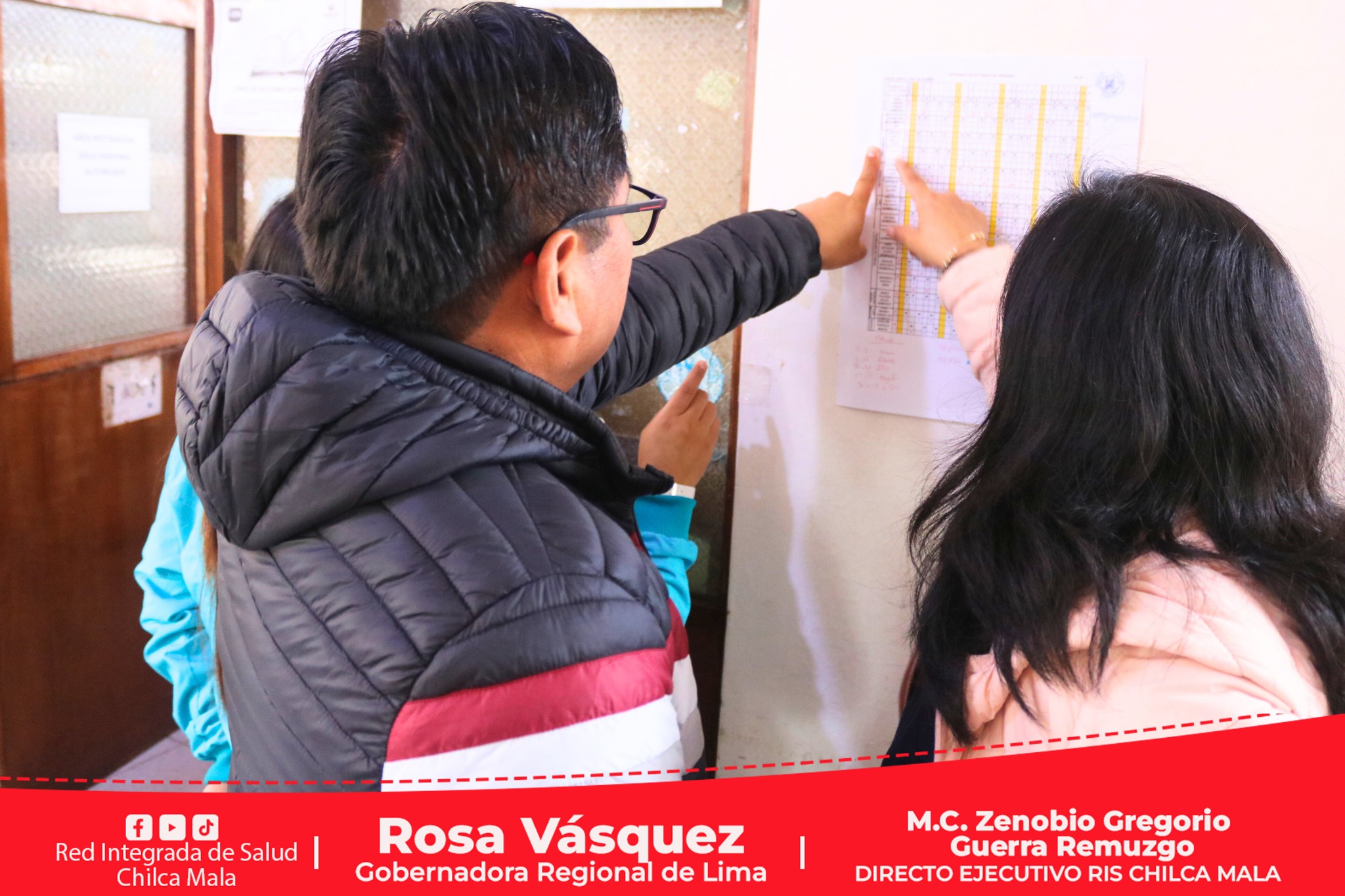 RIS Chilca Mala supervisa atenciones en el puesto de salud de Santa Cruz de Flores