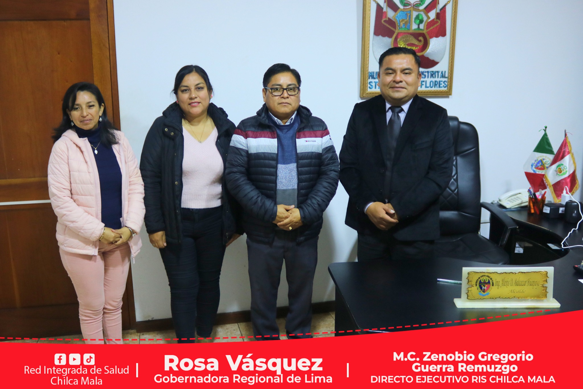 Director Ejecutivo se reúne con Alcalde de Santa Cruz de Flores