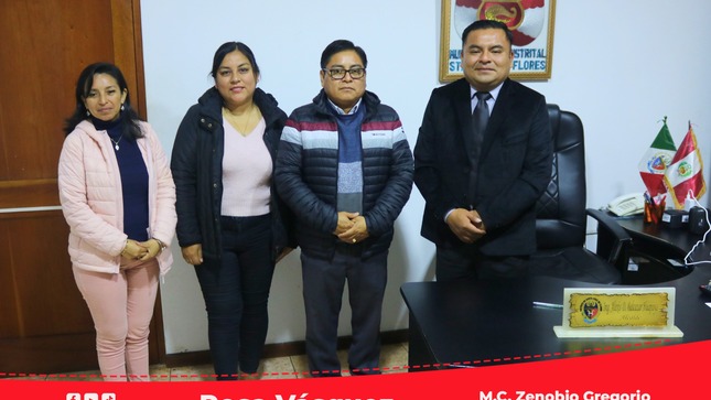 Director Ejecutivo se reúne con Alcalde de Santa Cruz de Flores