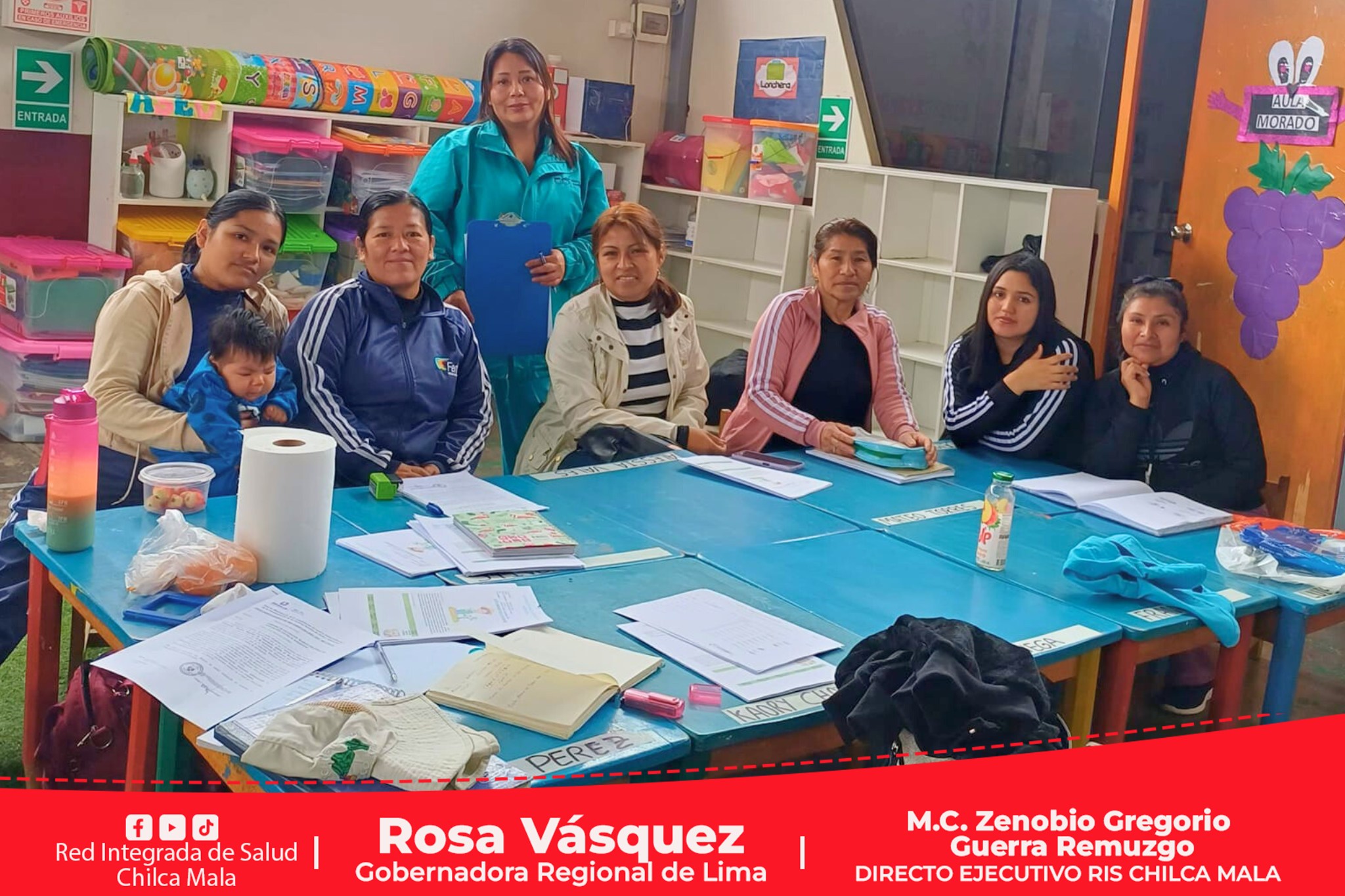 MicroRed Chilca realiza coordinaciones con Instituciones Educativas públicas y privadas