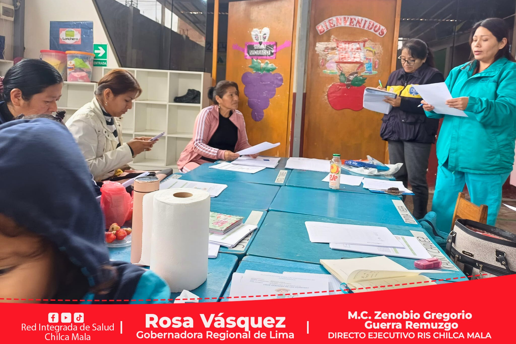 MicroRed Chilca realiza coordinaciones con Instituciones Educativas públicas y privadas