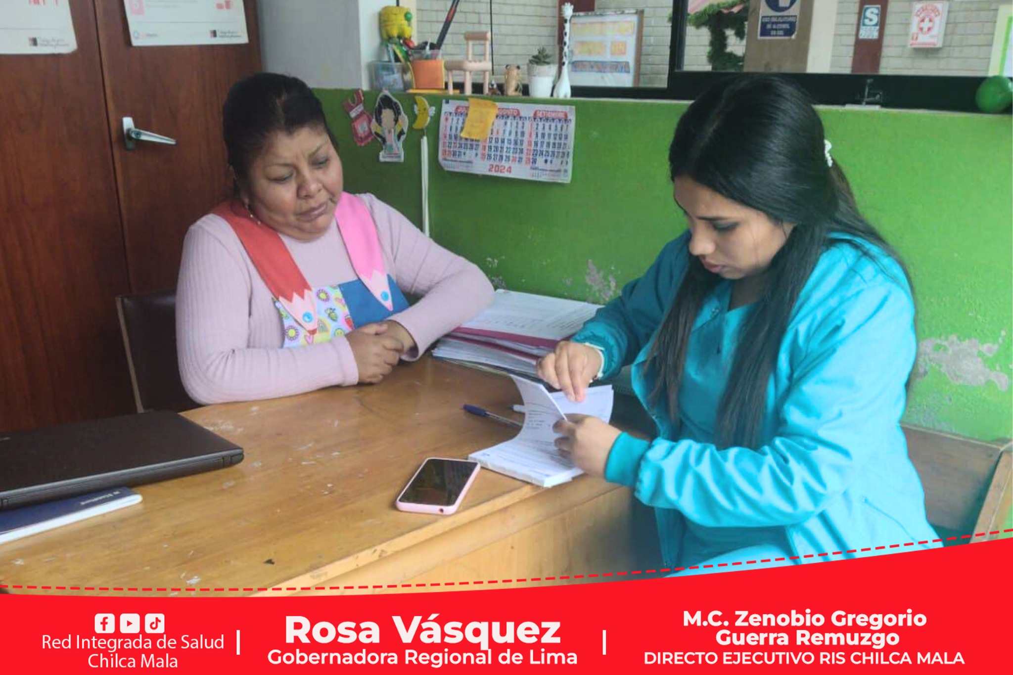 Puesto de Salud de Santa Cruz de Flores realiza coordinaciones con Instituciones Educativas