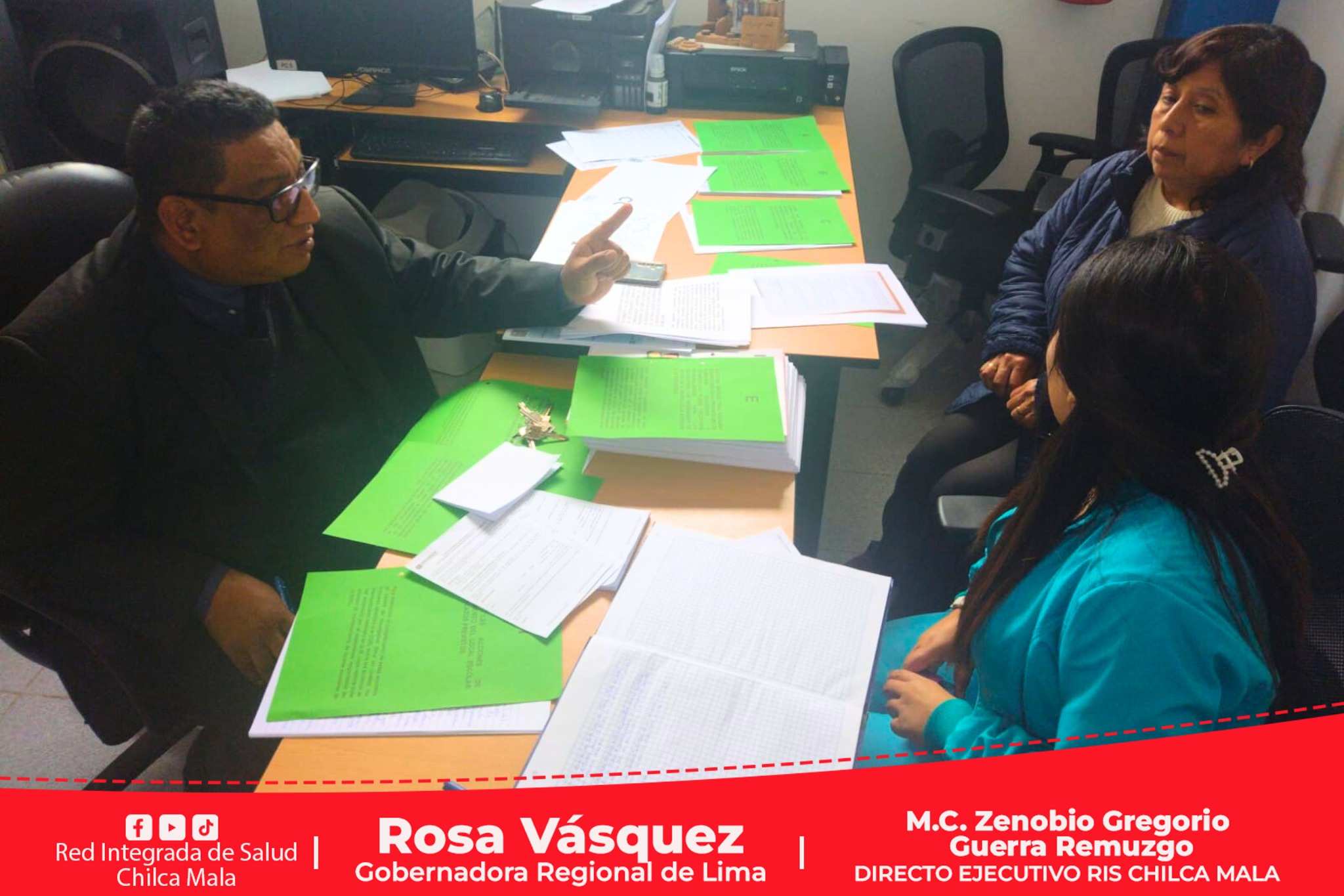Puesto de Salud de Santa Cruz de Flores realiza coordinaciones con Instituciones Educativas