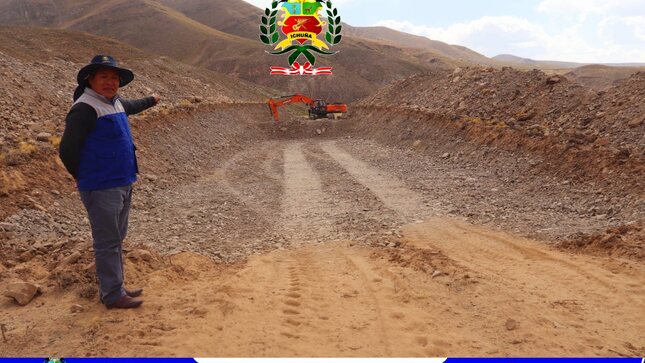APERTURA DE ACCESOS para la CONSTRUCCION DEL PUENTE CONDORANI - JATUMPAMPA TIENE BUEN AVANCE
