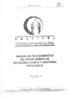 Vista preliminar de documento MAPRO-DEP-DE-PATOLOGIA CLINICA-2011-HCLLH