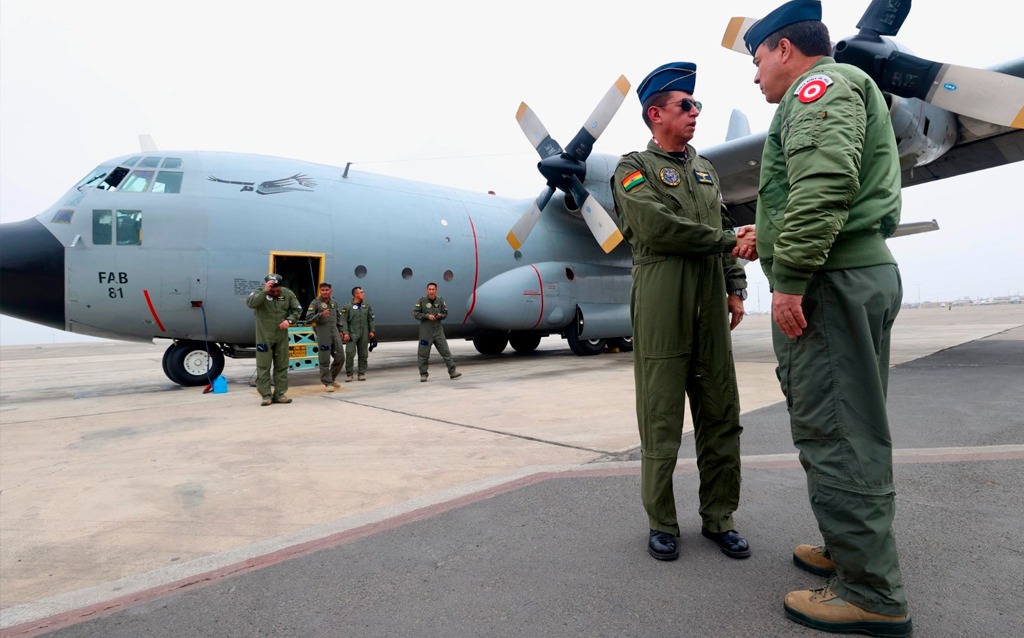 Gobierno del Perú envía sistema Guardian a Bolivia para apoyar en control de incendios forestales