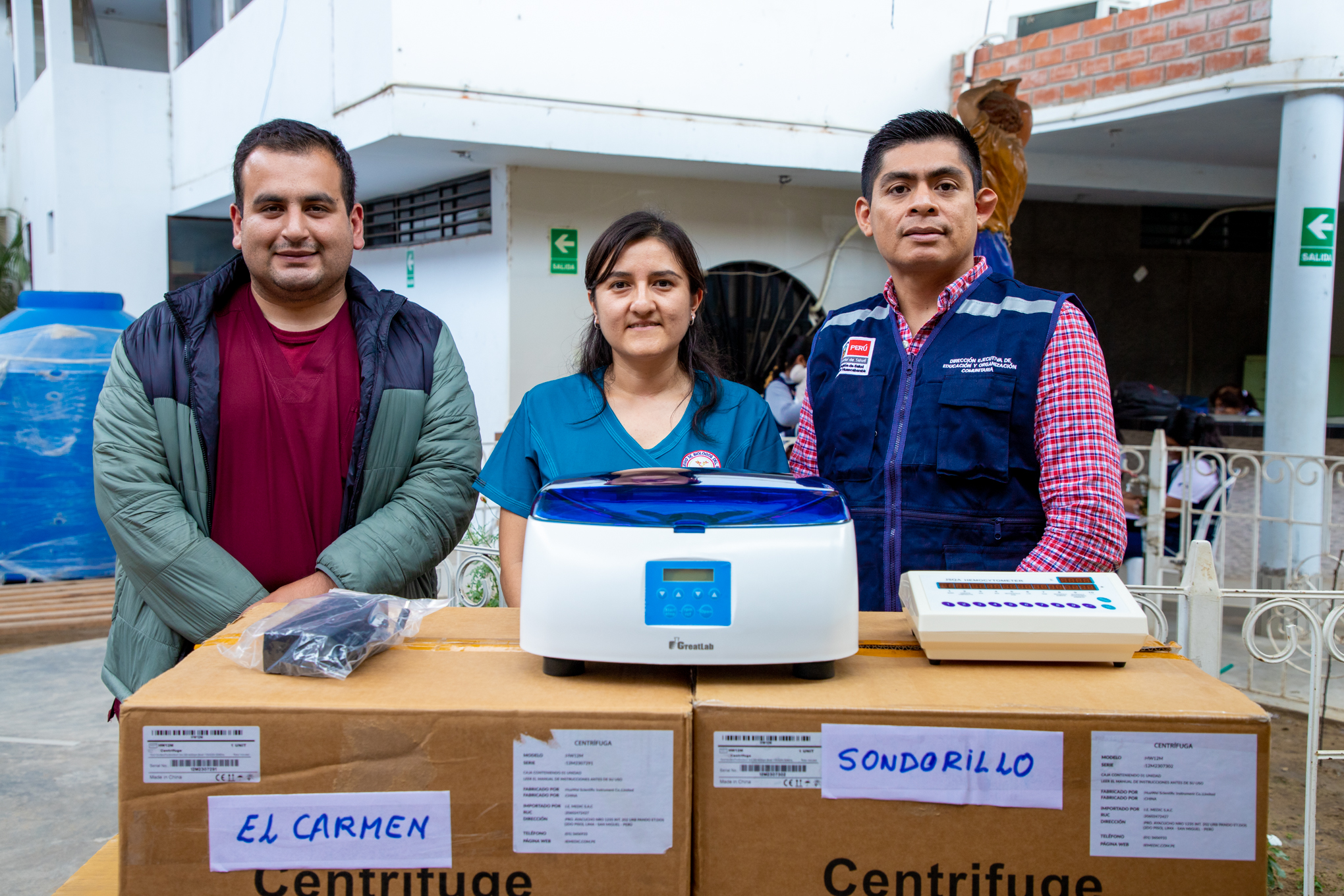 Centrífugas y contadores hematológicos