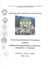Vista preliminar de documento TUSNE - Texto Unico De Servicios No Excluidos