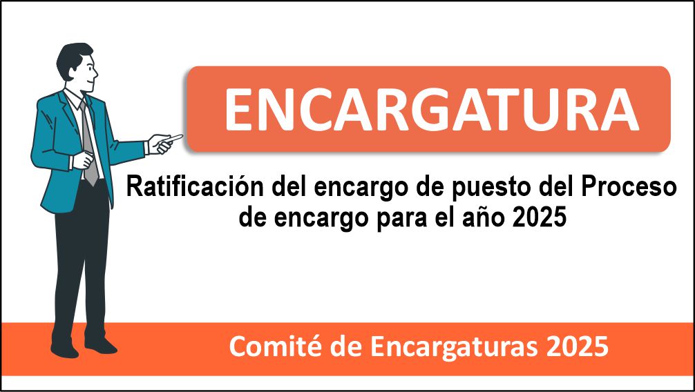 Encargatura de especialistas en educación de la UGEL personal directivo y jerárquico de las IIEE 2025