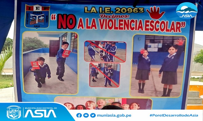Con gran éxito se realizó la activación comunicacional “Exprésate contra la violencia” en el marco del mantenimiento de la campaña ❞¡𝗔𝗰𝘁𝘂𝗲𝗺𝗼𝘀 𝗬𝗮! 𝗦𝗮𝗹𝘃𝗲𝗺𝗼𝘀 𝗮 𝗹𝗮𝘀 𝗻𝗶𝗻̃𝗮𝘀 𝗱𝗲 𝗹𝗮 𝘃𝗶𝗼𝗹𝗲𝗻𝗰𝗶𝗮 𝘀𝗲𝘅𝘂𝗮𝗹❞, en el Anexo Santa Cruz de Asia.
La actividad se realizó con el objetivo de impulsar en la población, sobre la prevención de la violencia sexual y su compromiso y actuación oportuna a fin de evitar consecuencias fatales o la interrupción del proyecto de vida de las niñas y adolescentes.
De esta manera, nuestro alcalde y presidente de la Instancia Distrital de Concertación para la Prevención, Sanción y Erradicación de la Violencia Contra las Mujeres e Integración del Grupo Familiar, Isaias Alcántara Malásquez, continúa trabajando para prevenir y evitar toda violencia contra las niñas y adolescentes.