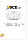 Vista preliminar de documento Bases estándar de adjudicación simplificada para la contratación de servicios en general en el marco de la Ley n° 31589 para la reactivación de obras públicas paralizadas