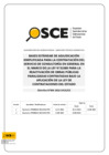 Vista preliminar de documento Bases estándar de adjudicación simplificada para la contratación del servicio de consultoría en general en el marco de la Ley n°31589 para la reactivación de obras públicas paralizadas contratadas bajo la aplicación de la Ley de Contrataciones del Estado