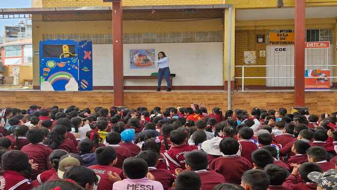 DRTC desarrolla actividades lúdicas de seguridad vial