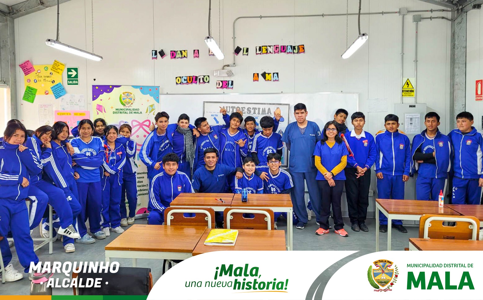 Se realizó el Taller: Promoción de "La Buena Autoestima" en la IE Dionisio Manco Campos; por el Programa "Pasando Lista con la Demuna"