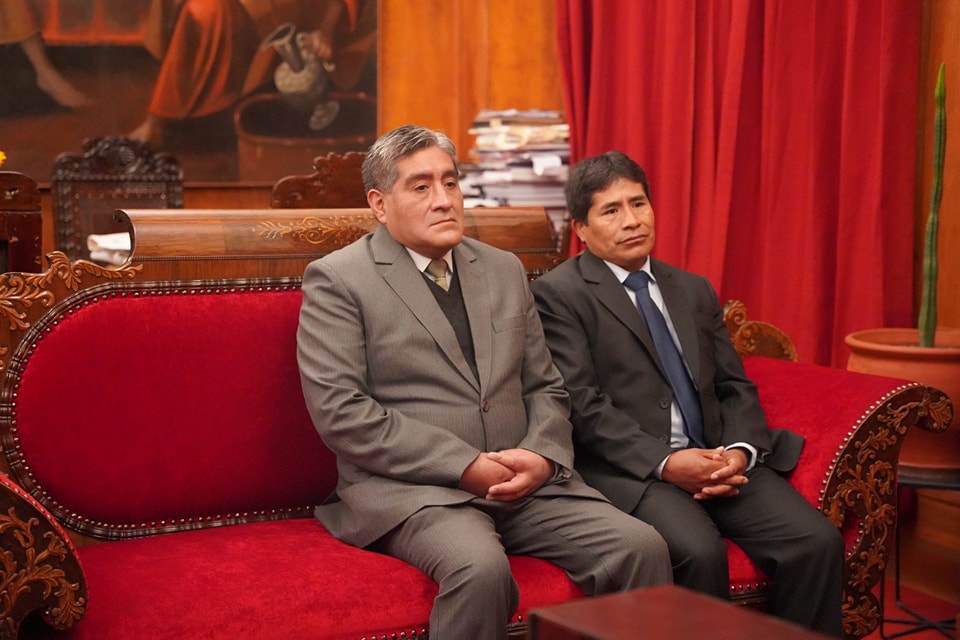 Presidenta de la Corte de Cusco recibió la visita protocolar de la flamante junta directiva del Sindicato de Trabajadores del Poder Judicial