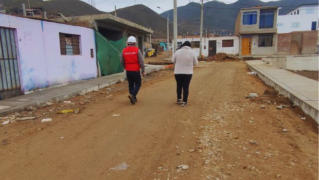 Lima Provincias.– La Contraloría General constató que la ejecución de la obra de mejoramiento de los servicios de transitabilidad vehicular y peatonal en el centro poblado Nueva Estrella, en Huaral, fue suspendida debido a problemas de salud del residente de la obra.