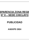 Vista preliminar de documento Publicidad Agosto 2024 - Sunarp Zona Registral N.° II Sede Chiclayo