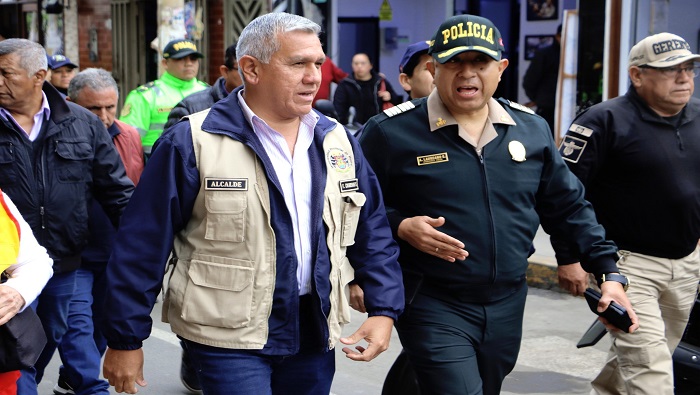 Alcalde Fernando Cárdenas inicia rondas mixtas por la seguridad ciudadana