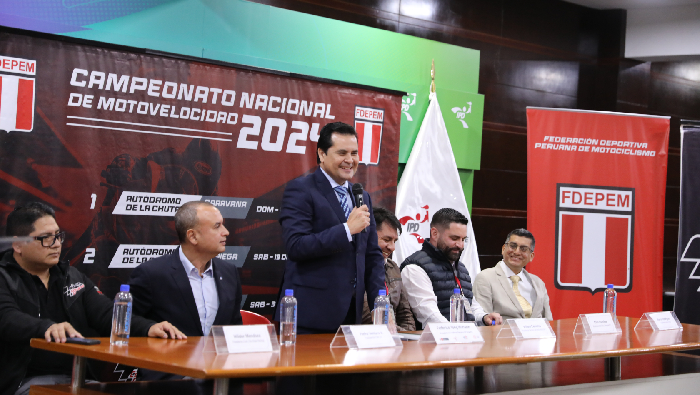 IPD y Federación Peruana de Motociclismo coordinarán organización de Torneo Internacional para el 2025