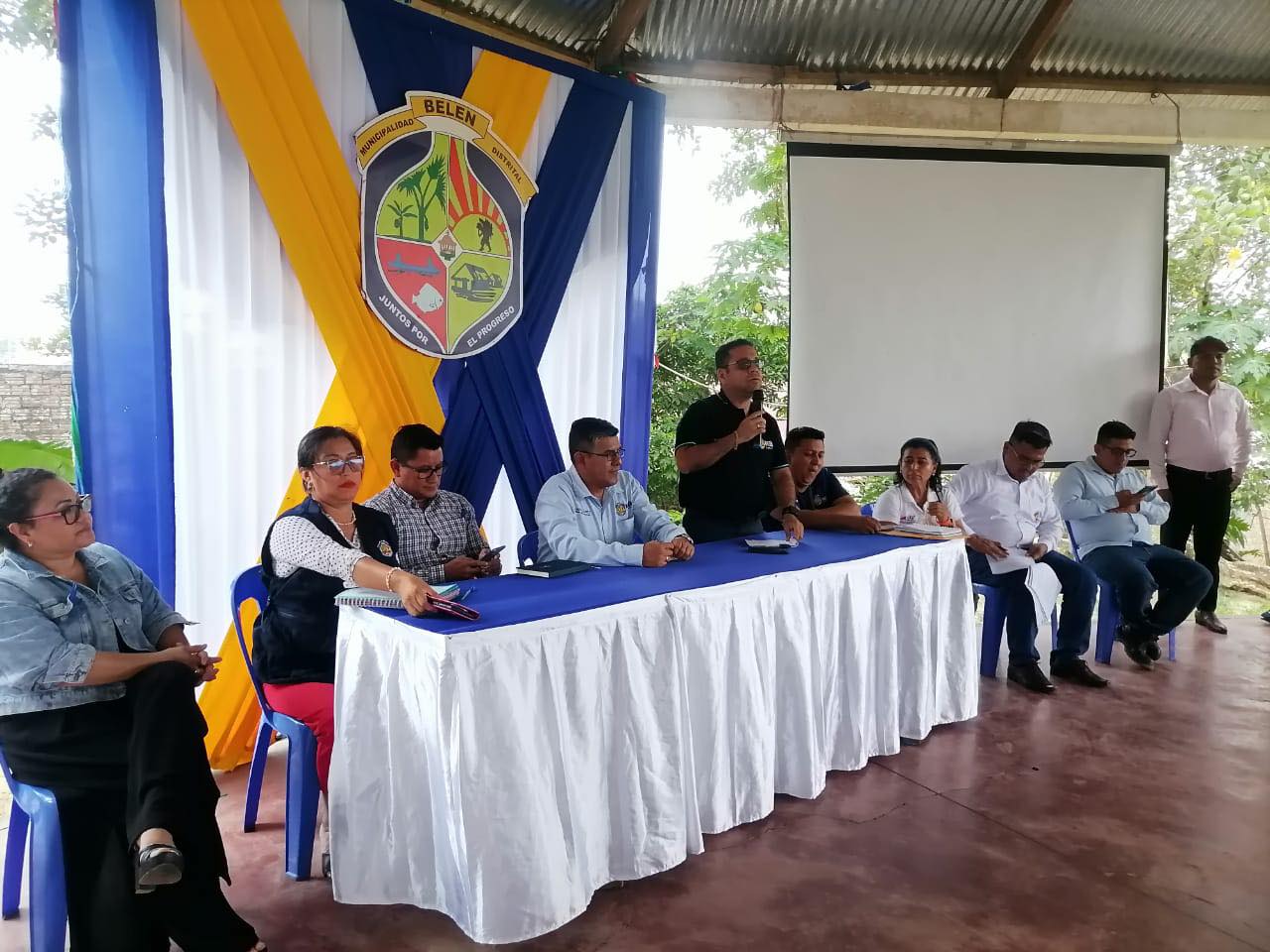 Municipalidad de belén sostiene reunión con dirigentes de la zona sur de distrito