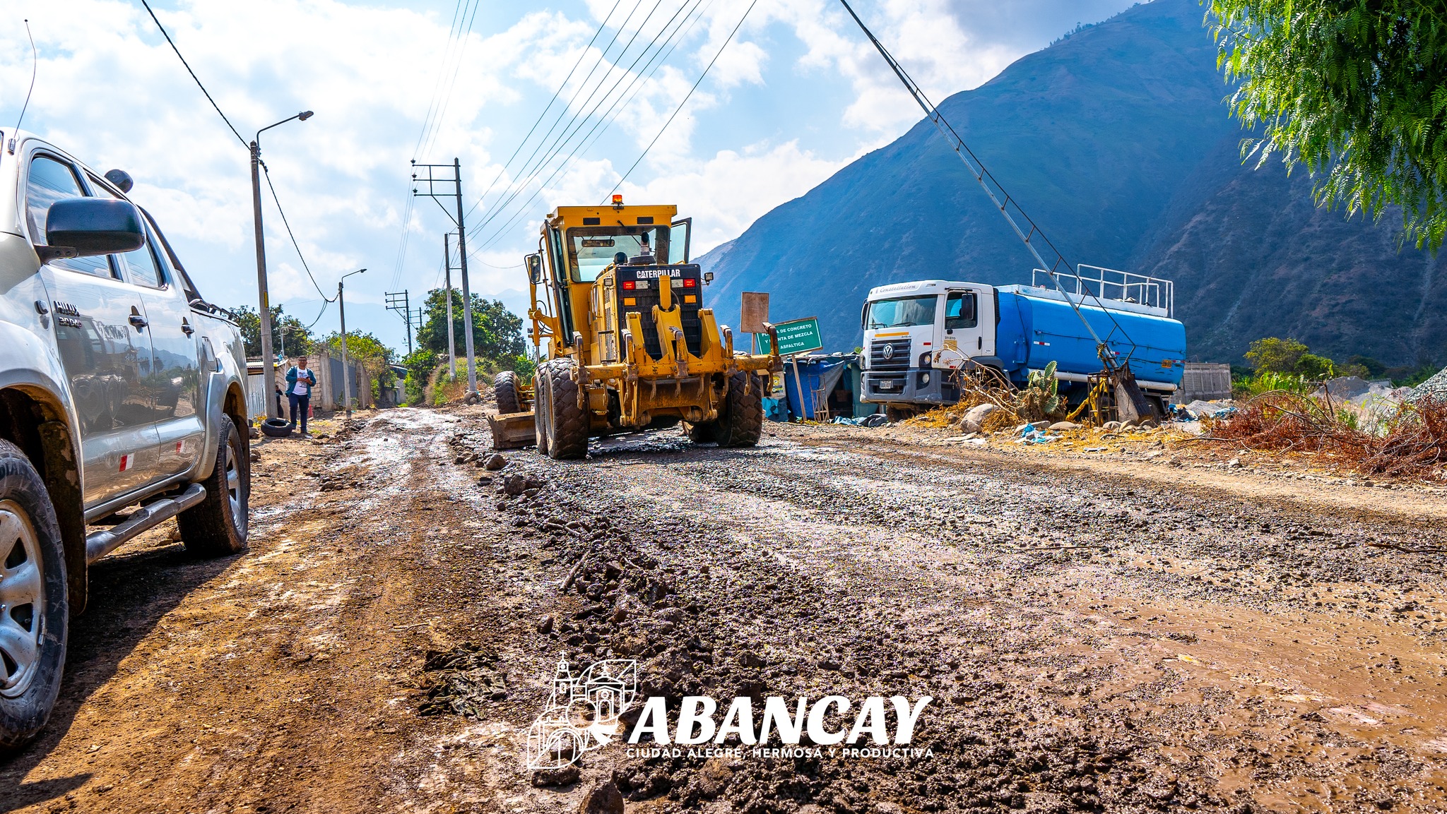 Municipalidad De Abancay: Intensifica Mantenimiento De Vías En Illanya En Vísperas Del Día Central Del Señor Justo Juez Patrono De Abancay.