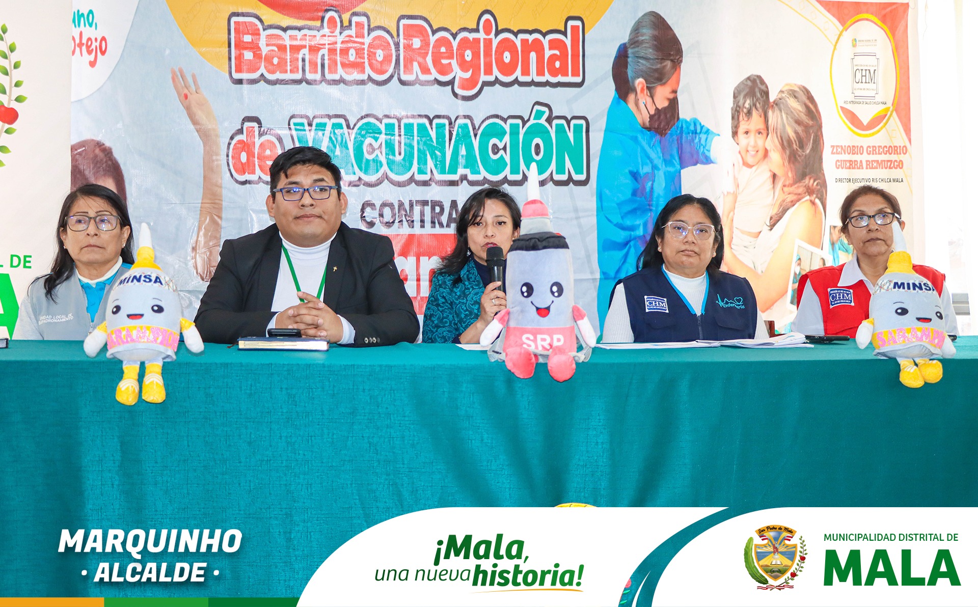 Importante Conferencia de Prensa del Barrido Regional Contra el Sarampión