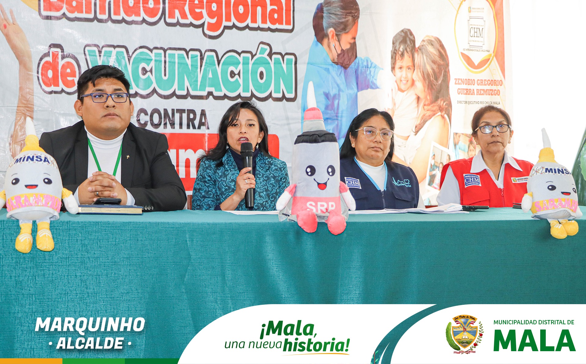 Importante Conferencia de Prensa del Barrido Regional Contra el Sarampión