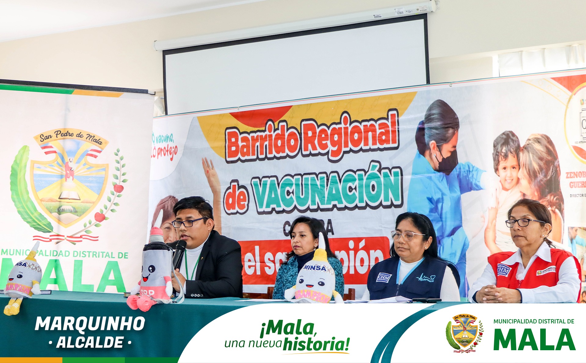 Importante Conferencia de Prensa del Barrido Regional Contra el Sarampión