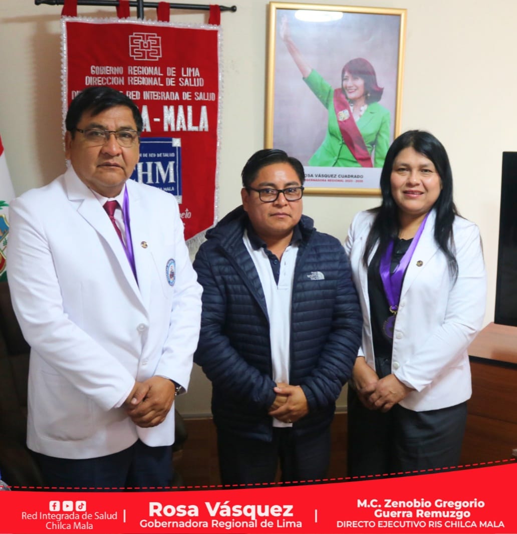 RIS Chilca Mala y Colegio Médico del Perú coordinan acciones para el mejoramiento del sistema de salud