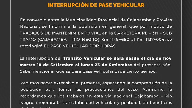 Comunicado