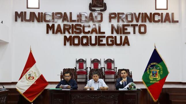 En el marco de la 16° Sesión Ordinaria del Concejo de la Municipalidad Provincial Mariscal Nieto, se aprobaron importantes acuerdos que fortalecerán la seguridad ciudadana y promoverán la cooperación interinstitucional.