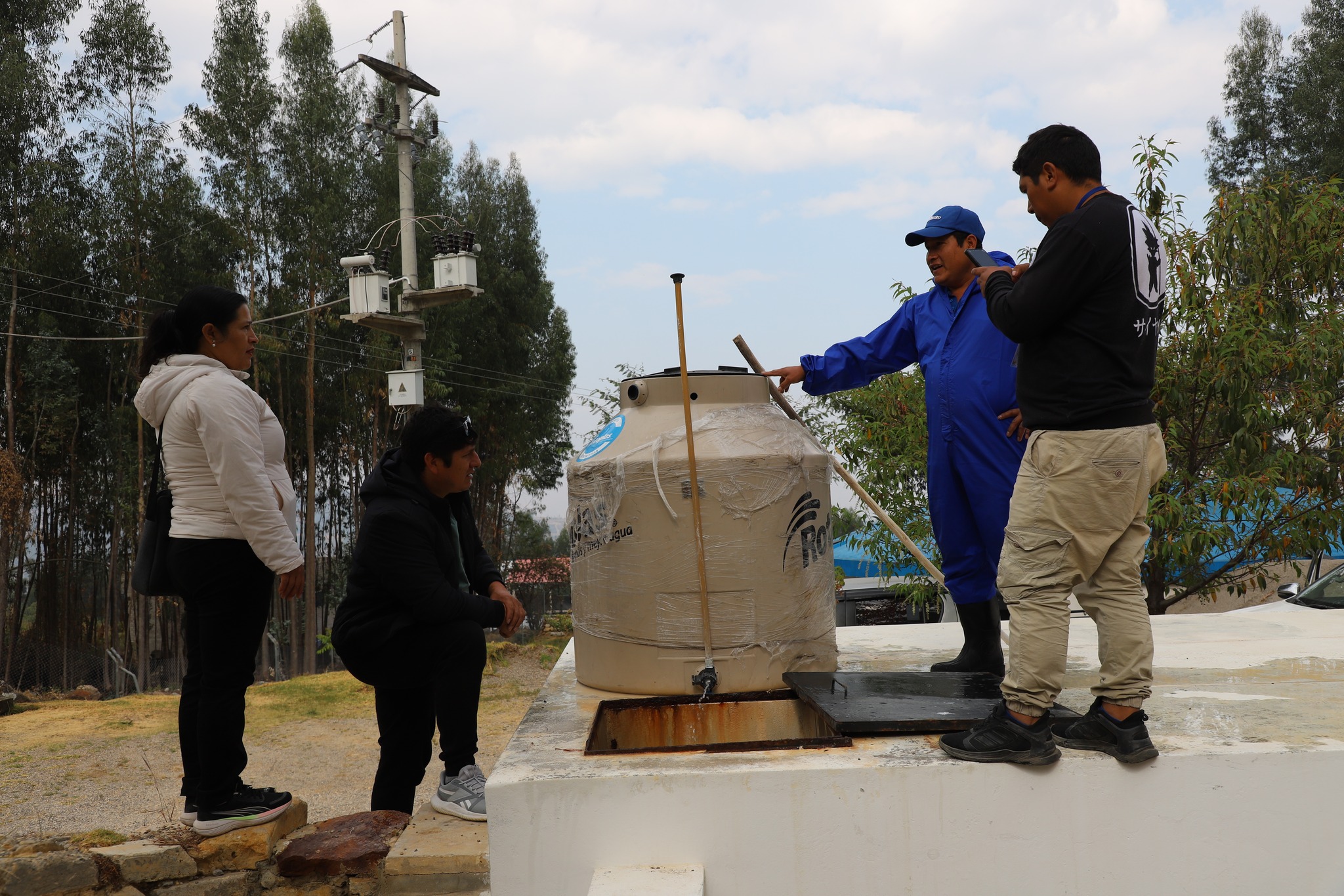 Pasantía en agua y saneamiento a representantes de Pataz, Huaylillas y Vijus
