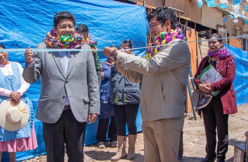 Municipalidad de Puno participa en la inauguración de puestos de venta de la Asociación de Comerciantes Recicladores