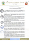 Vista preliminar de documento ORDENANZA MUNICIPAL N° 022-2019-MDC-CM